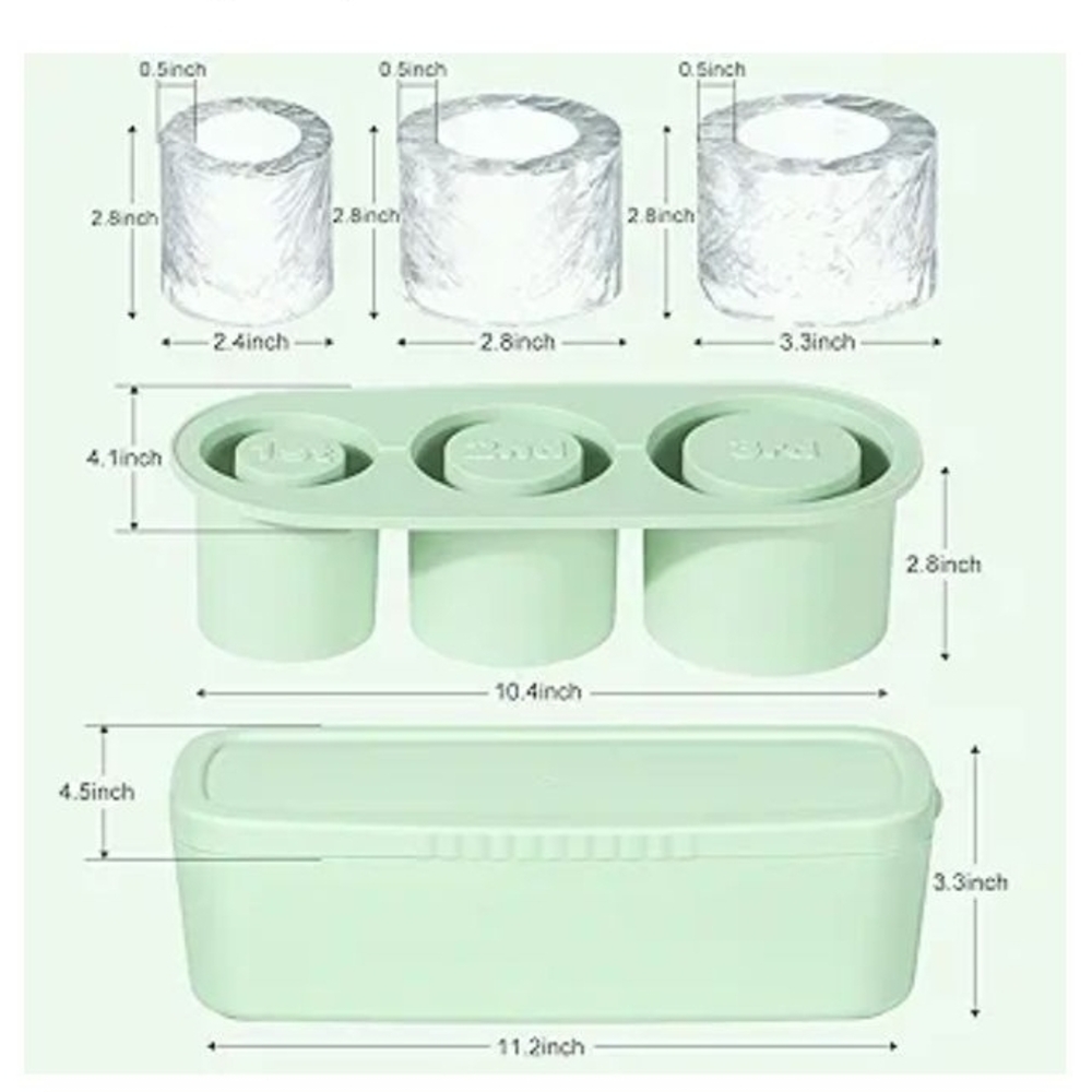 Stanley Tumblers Ice Cube Tray Set For Stanley Cups NIB Set Of 2
